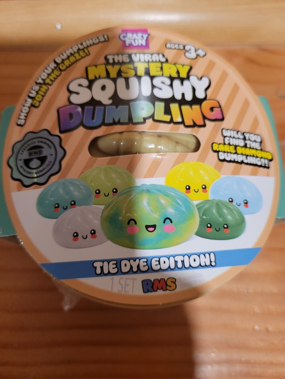 RMS Mystery Squishy Dumpling - Tie Dye Edition (Green/Blue)